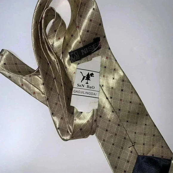 MEN'S TIE BRAND NISEN ORIGINAL, CONDITION NEW office and formal wear - Picture 2 of 6